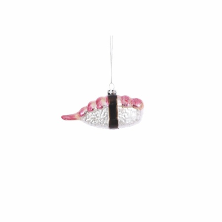 Kerst Ornament Sushi - L4 x B3 x H4 cm - Oranje