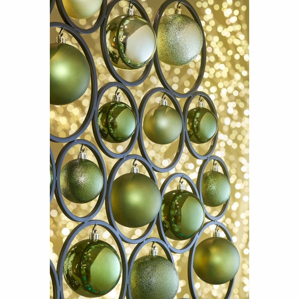 Kerstballen Set - 26 Stuks - Ø7 cm - Glas - Donkergroen