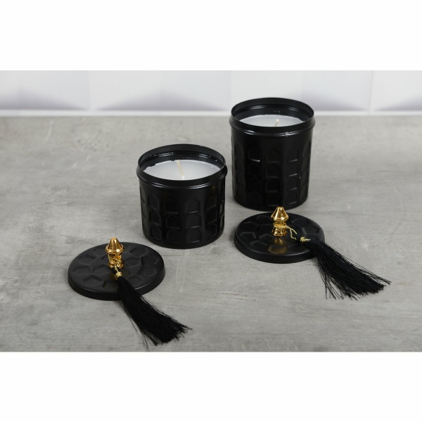 Mat Black Box kaar vanille parfum 8*12 cm