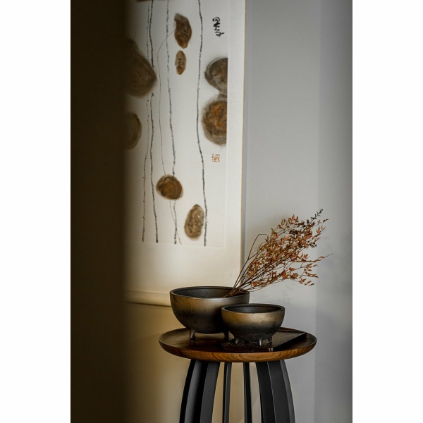 New Moderne keramische bol grote kom East+West, OTA10BB
