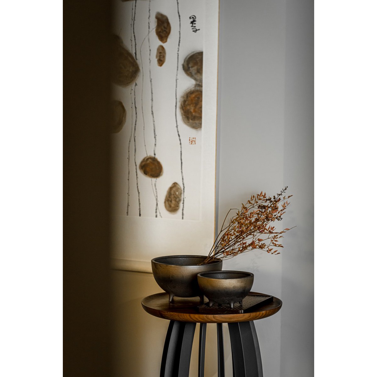 New Moderne keramische bol grote kom East+West, OTA10BB