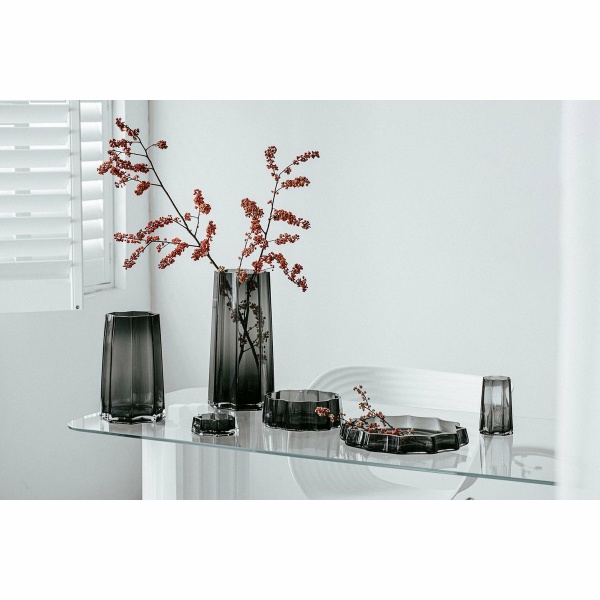 Modern-Classic Luxe vaas, stijlvol design, LENOX 30 Grey