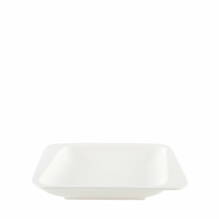 Anna White Hollow Plate 20.5x18.2x3.1cm