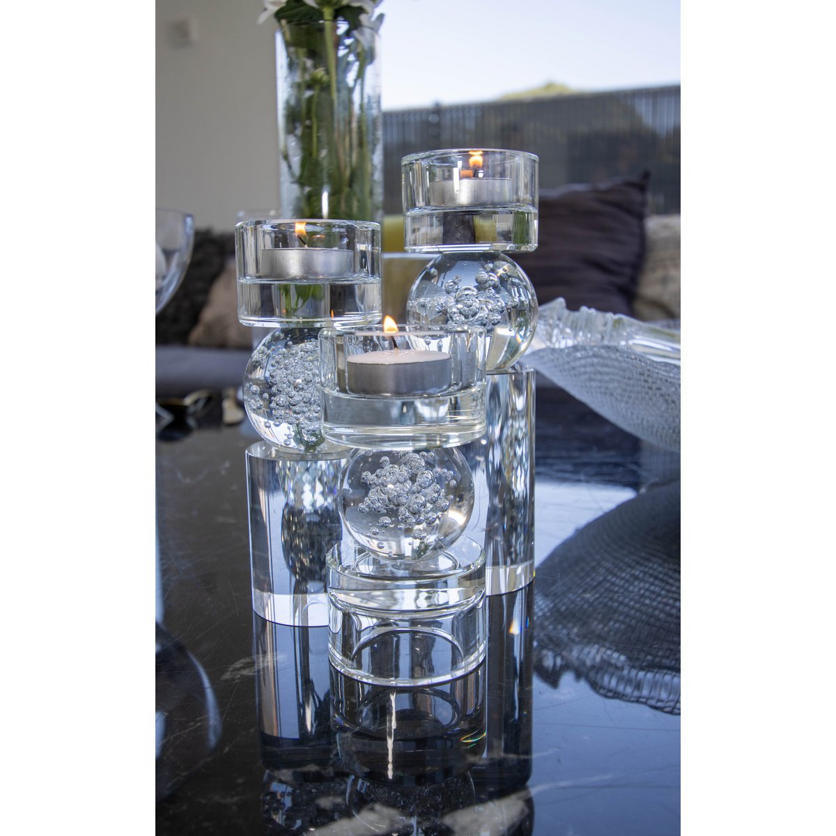 6x6x16.2 cm glazen bubbelbubbel