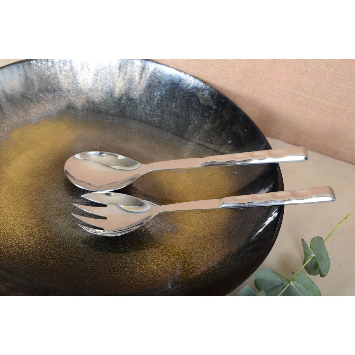 28,5 cm zilveren salade bestek