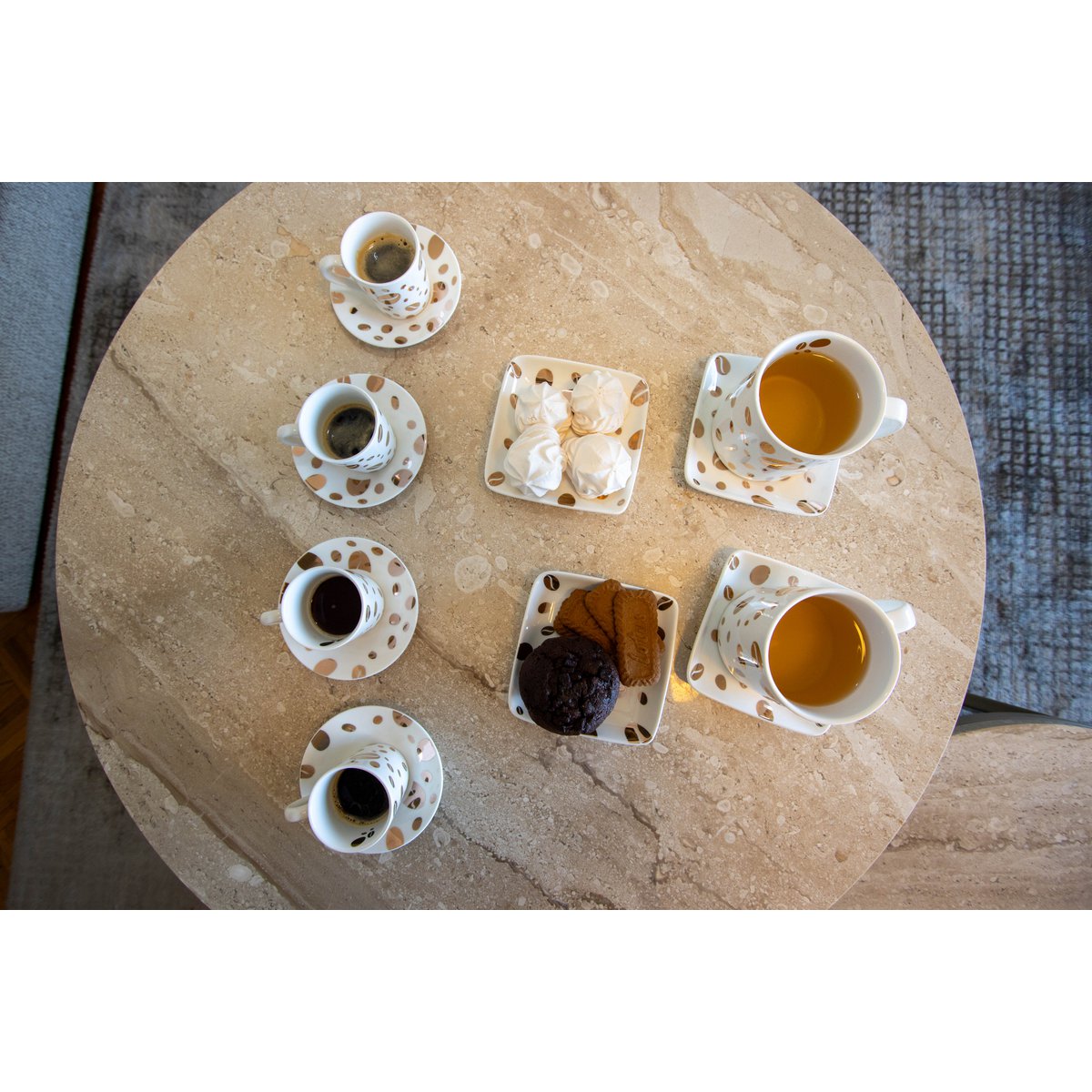 Coffee Grain Cups - veel van 4