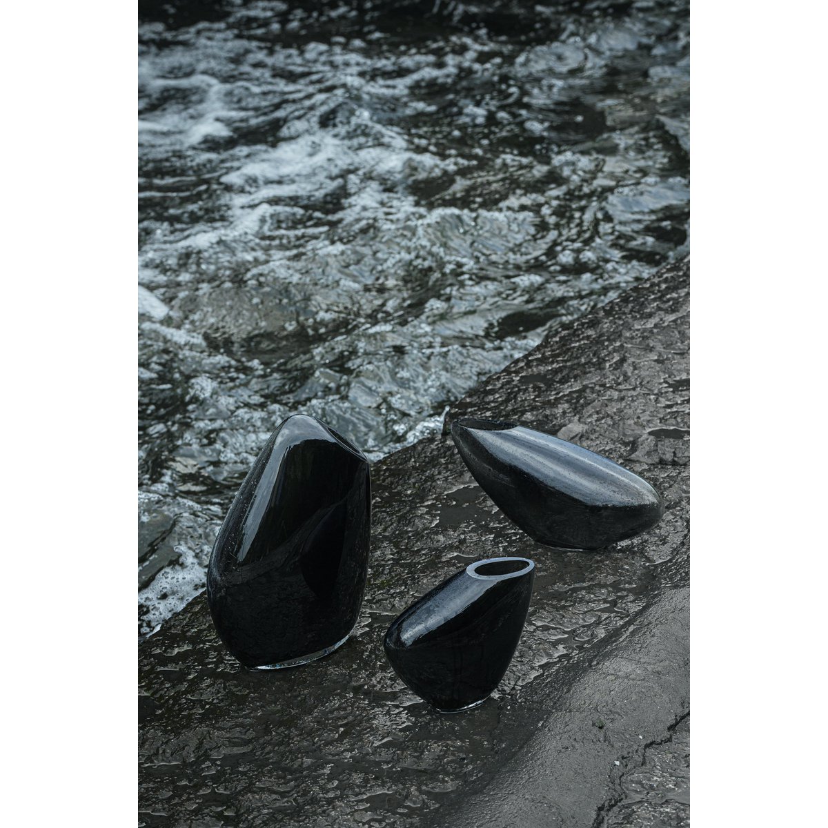 Moderne vaas, hoge design organische vorm, KOOKY16GR