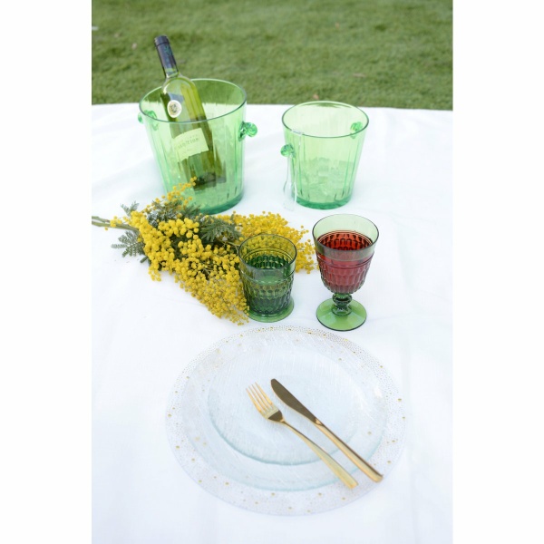 Green Champagne Bucket 20.3x20.3x21.2cm