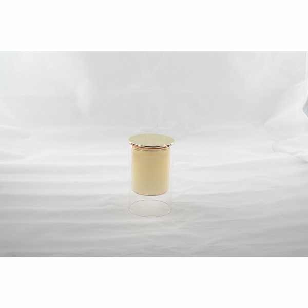 Orange Fleur Fleur 7x11.3cm gouden kaars