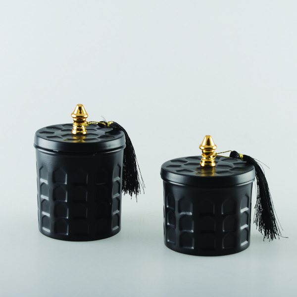Mat Black Box kaar vanille parfum 8*12 cm