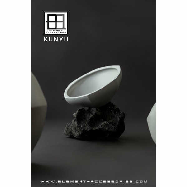 Kom in moderne Aziatische stijl, hoogwaardig design en afwerking, KUNYU30WH