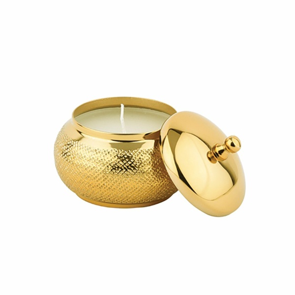 Groot model gouden ronde kaars
