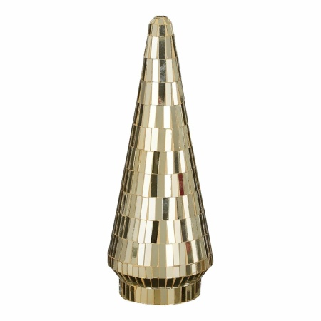Decoratie Kerstboom - H33 x Ø13 cm - Glas - Goud