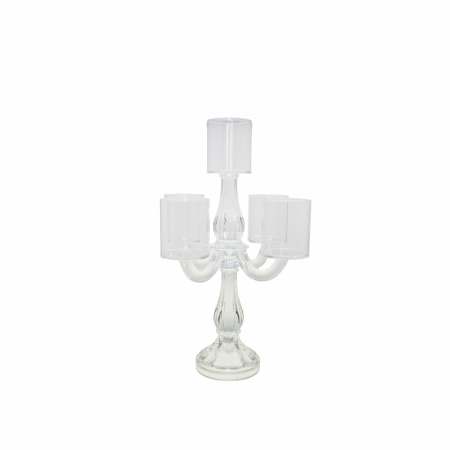 Kroonluchter 5 lichten transparant H35cm