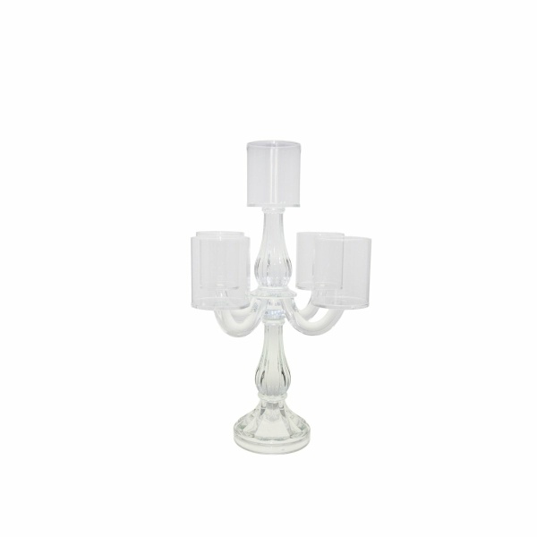 Kroonluchter 5 lichten transparant H35cm