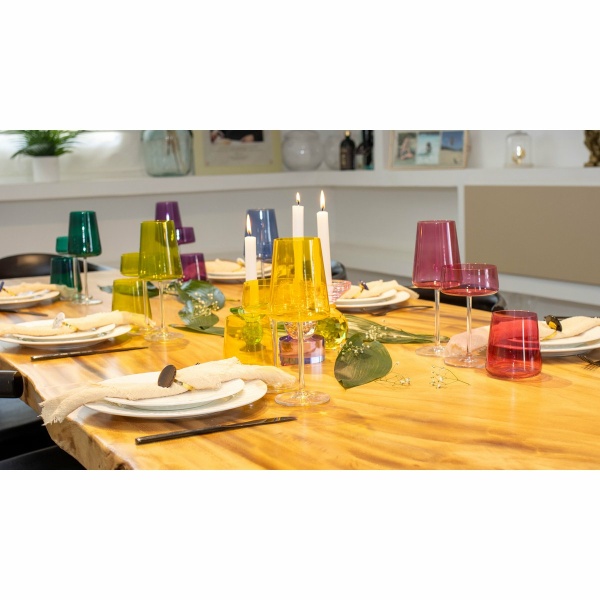 220 ml vergulde rand Champagne Cutters - veel 6