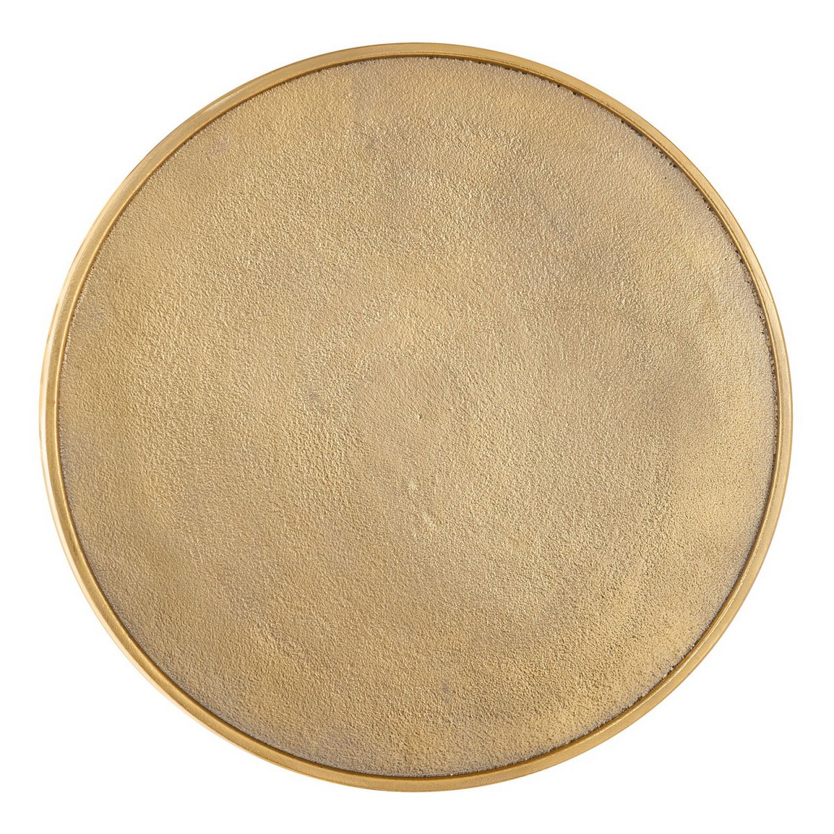 Decoratieve tafel metalen bijzettafel ø 40 x 45 cm rond Cairo zilver of goud aluminium oriental