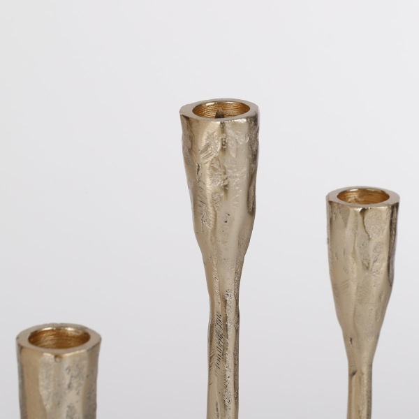 Stretto Kandelaar - L21 x B10 x H41 cm - Goud