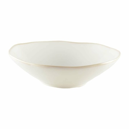 Rosa White Hollow Plate 21x21x6.3cm
