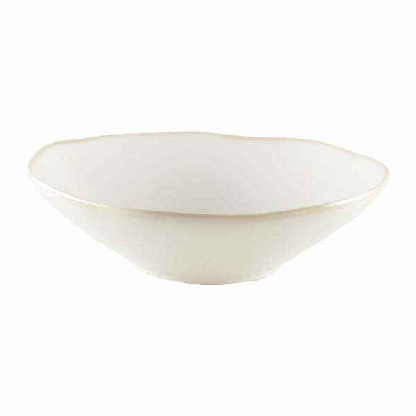 Rosa White Hollow Plate 21x21x6.3cm