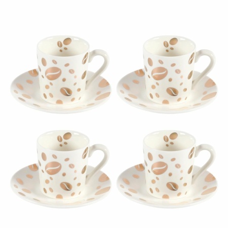Coffee graanbekers en sub -tasses - veel van 4