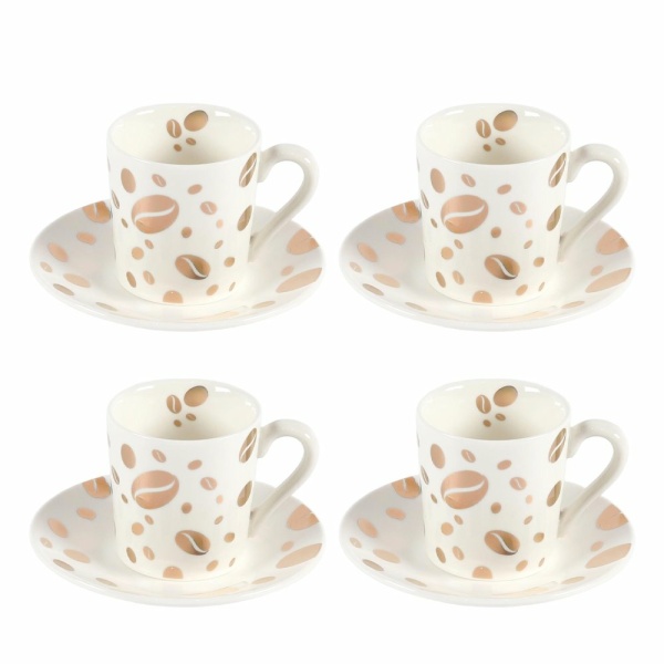 Coffee graanbekers en sub -tasses - veel van 4