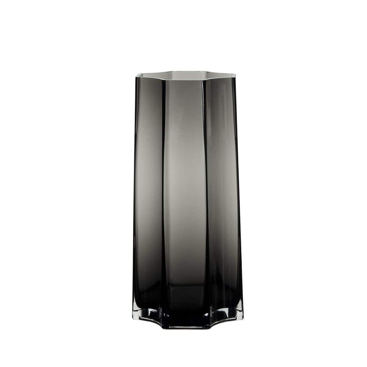 Modern-Klassiek Luxe hoge vaas, stijlvol Belgisch design, LENOX 40 Grijs