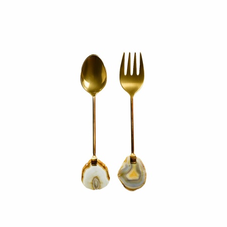 Gouden salade covers pierre agate beige