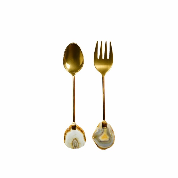 Gouden salade covers pierre agate beige