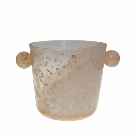 Scawd -emmer met hars glitter 14,5x14.5x13cm