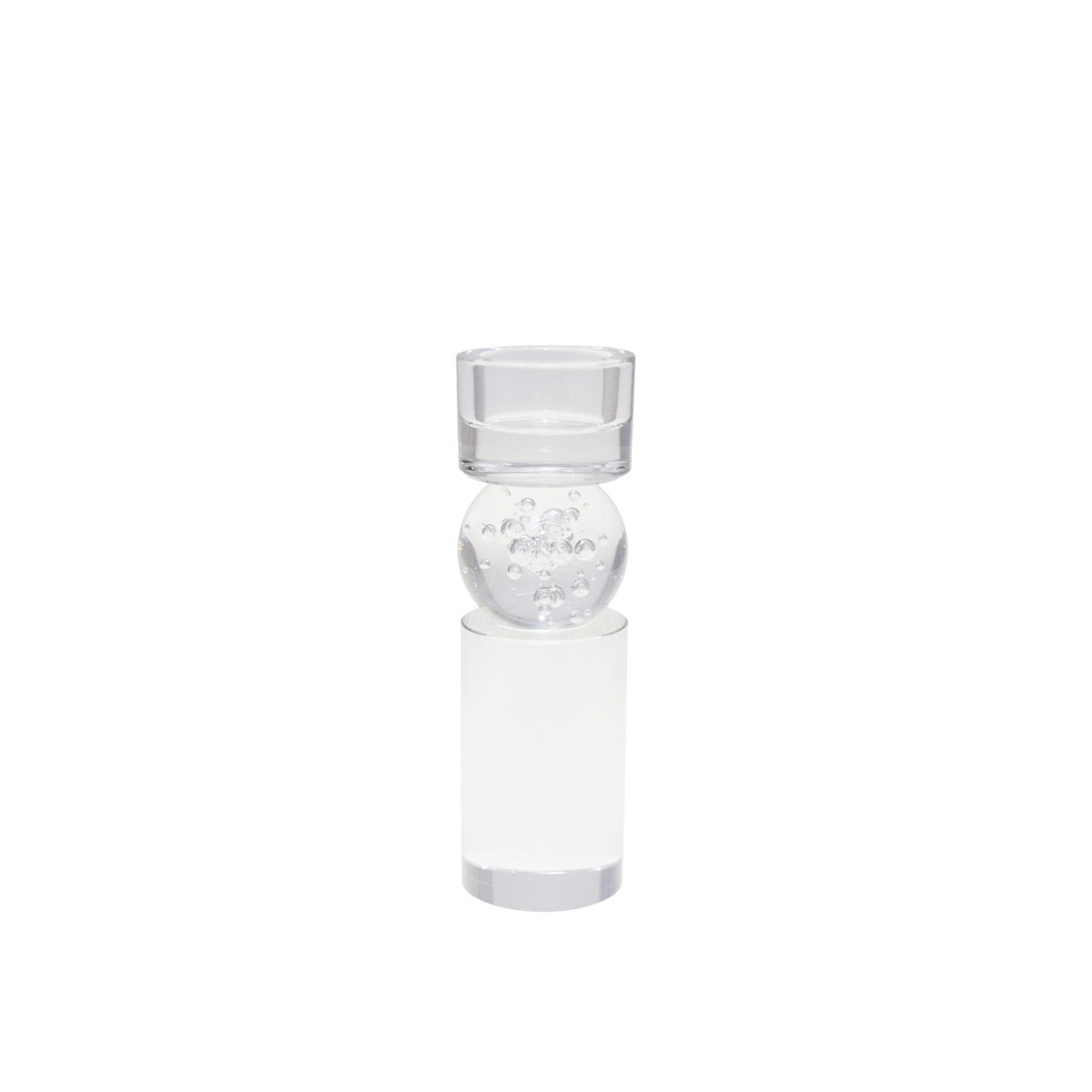 6x6x19.5cm glazen bubbelbel