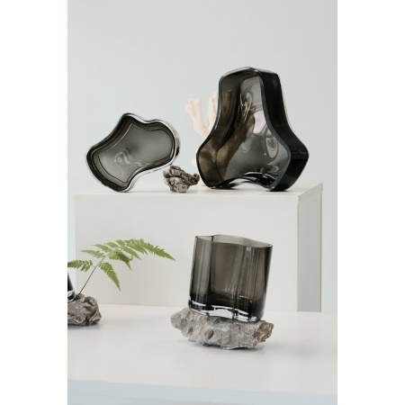 Nieuw modern design grote kom of bord, geïnspireerd op CORAL en Aalto, COR08GR