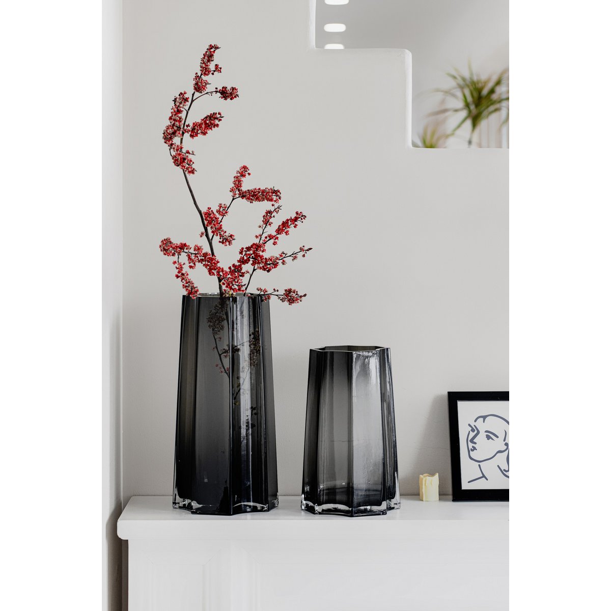 Modern-Classic Luxe vaas, stijlvol design, LENOX 30 Grey