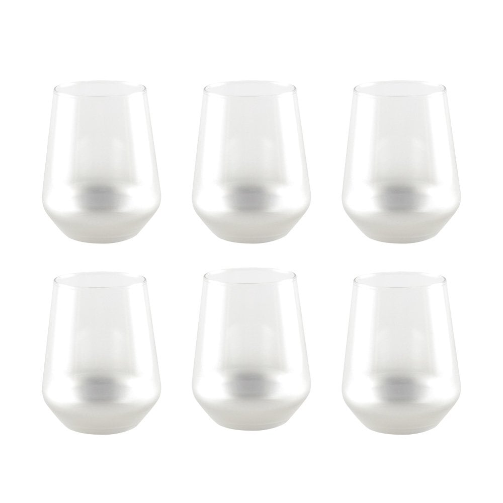 Glow Silver Water -bril - Set van 6