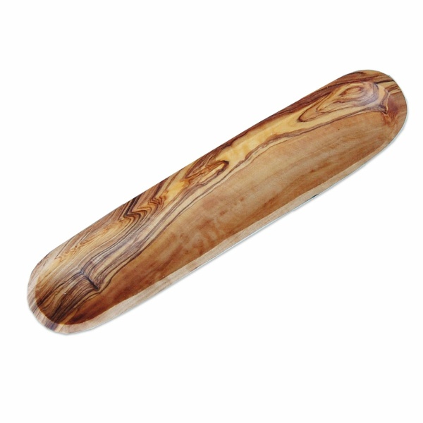 Stokbrood & olijfschaal (ong. 30 cm) gemaakt van olijfhout