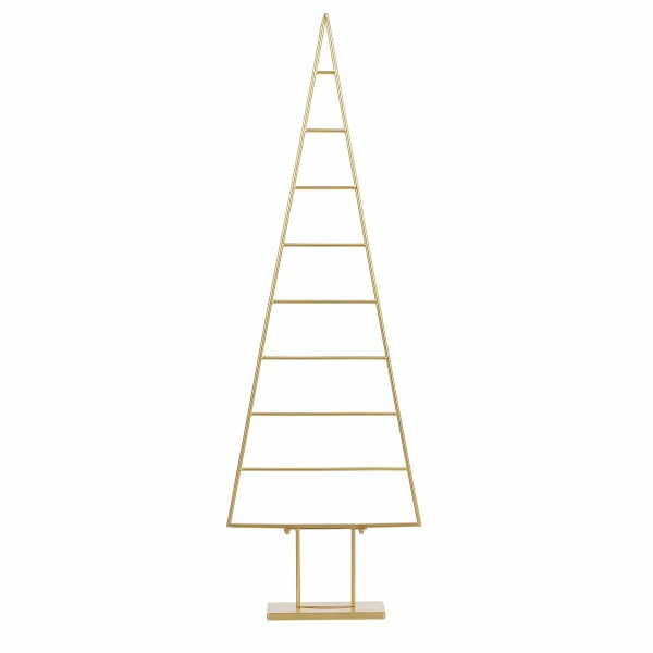 Decoratie Kerstboom - L50 x B15 x H152 cm - Metaal - Goud