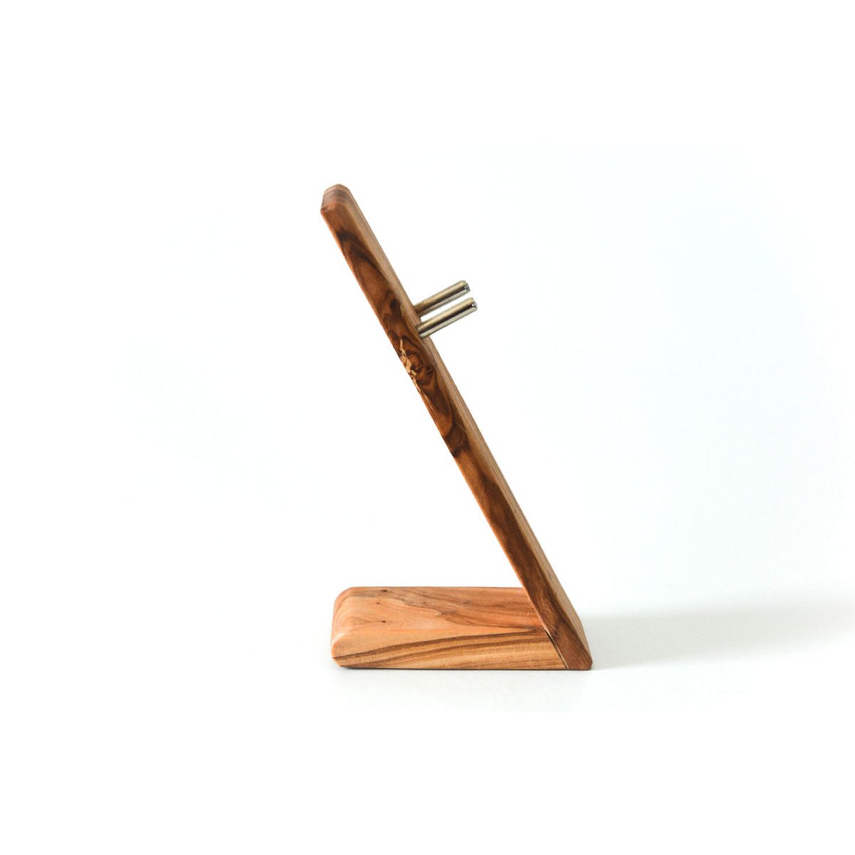 Houder voor nat scheermes van olijfhout Helgoland