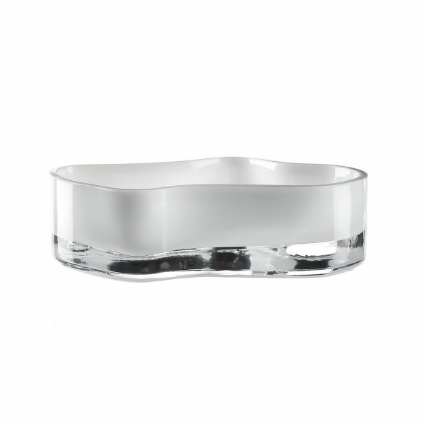Nieuwe moderne design kom, bord, geïnspireerd door CORAL en Aalto, COR06WH