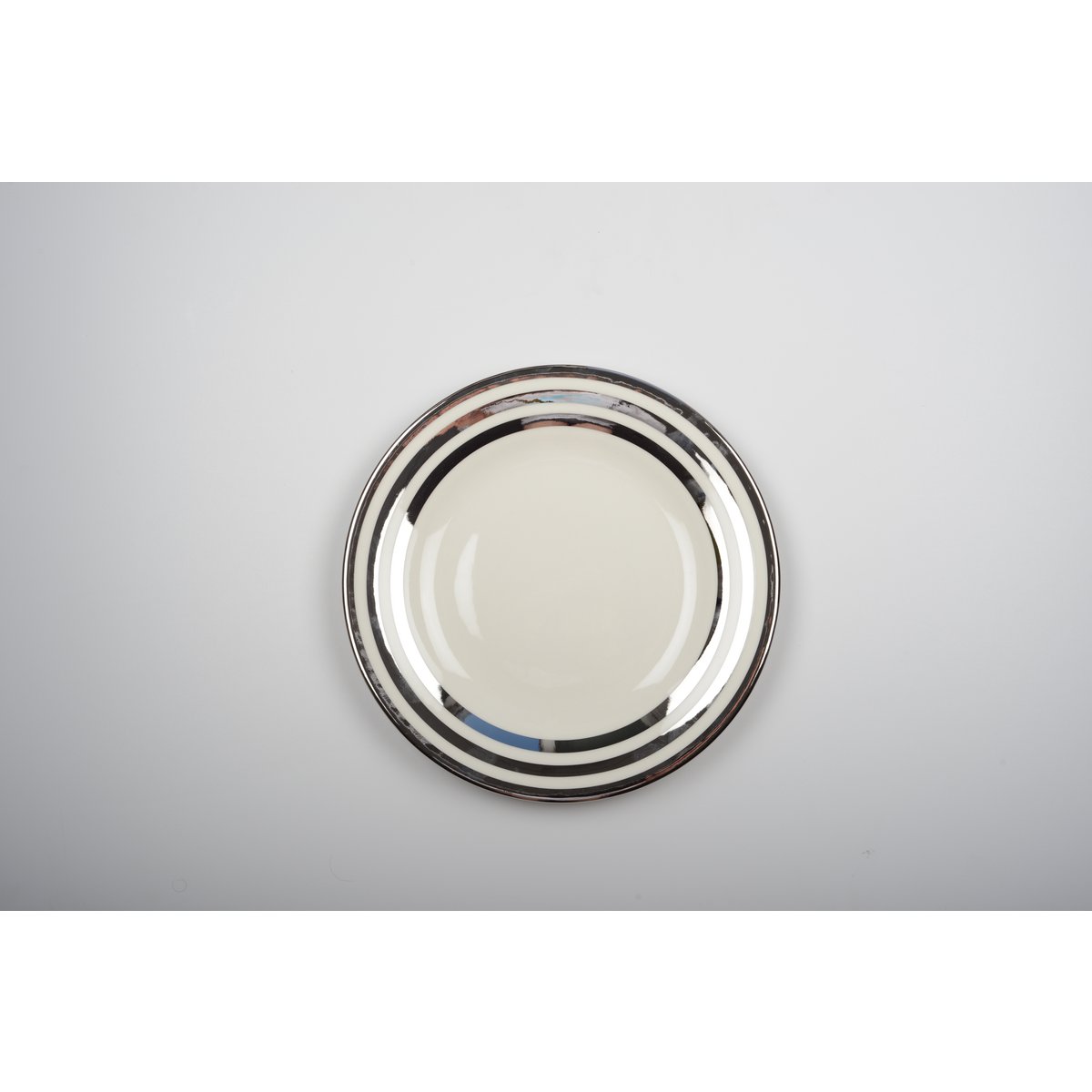 Drievoudige filetplaat zilver 27 cm