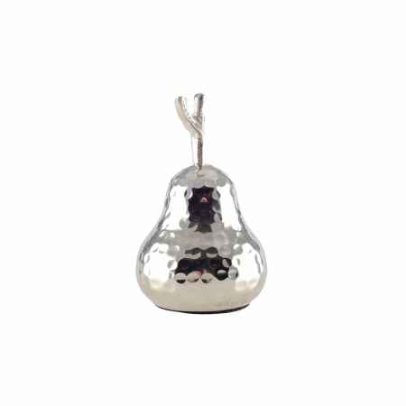 Zilveren decoratieve peer 8,5x8,5x15,5 cm