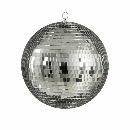 Kerst Discobal - Ø30 cm - Zilver