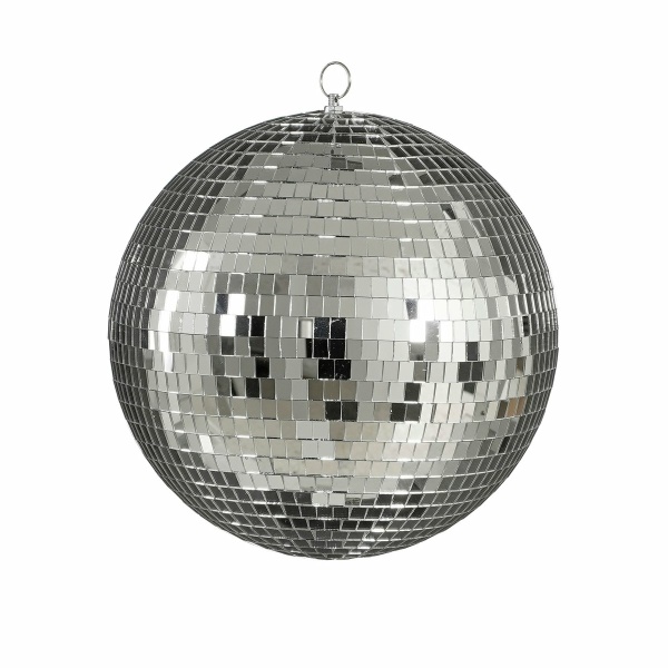 Kerst Discobal - Ø30 cm - Zilver