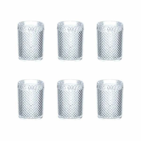 Transparante diamant -transparante acrylwaterlenzen - veel van 6