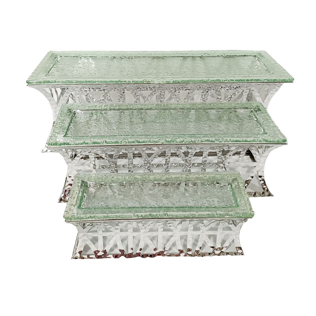 Silver Dessert Suppels - veel van 3