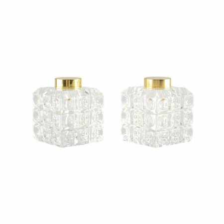 Zout en pepers goud 5x5x5cm