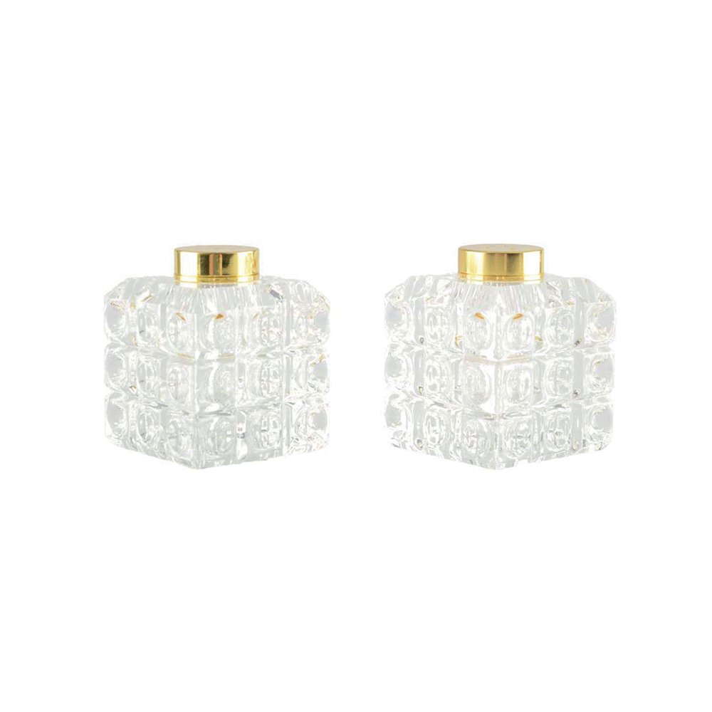 Zout en pepers goud 5x5x5cm