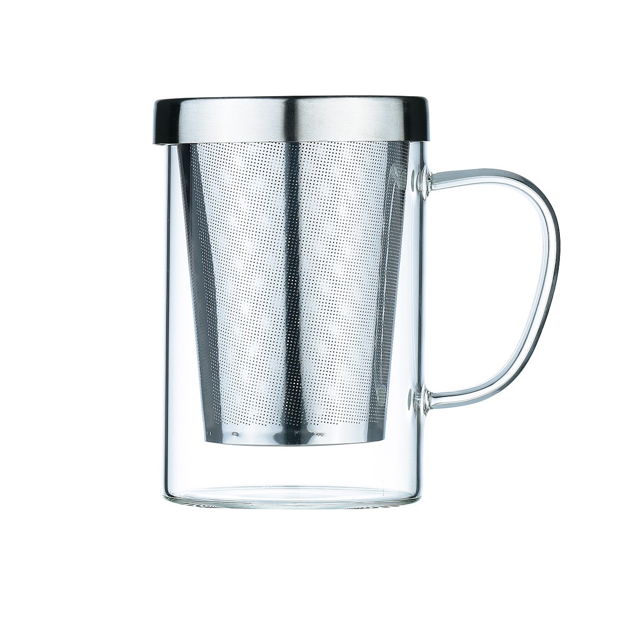 MOK 400ML MET DEKSEL EN ROESTVRIJSTALEN FILTER