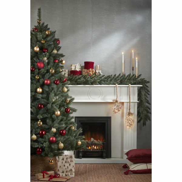 Kerstboomrok - H26 x Ø58 cm - Zeegras - Naturel Bruin