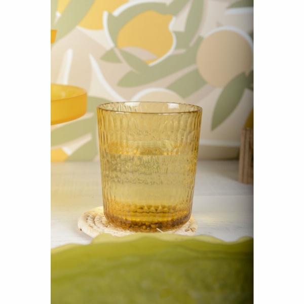 Rond glas in touw - veel van 4