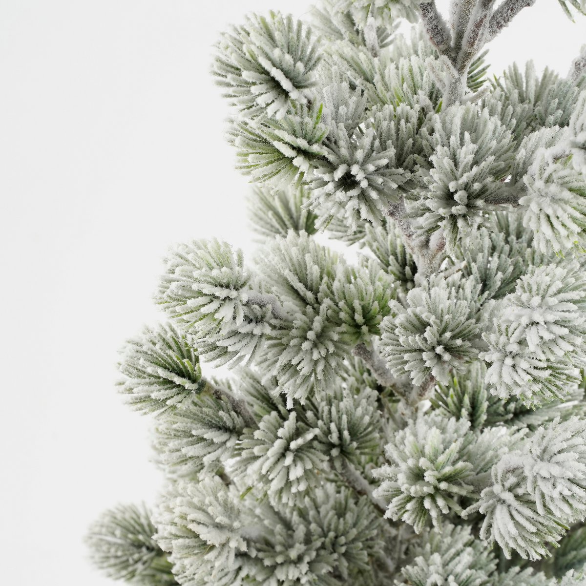 Kunstkerstboom in Jute - H55 x Ø25 cm - Groen Frosted
